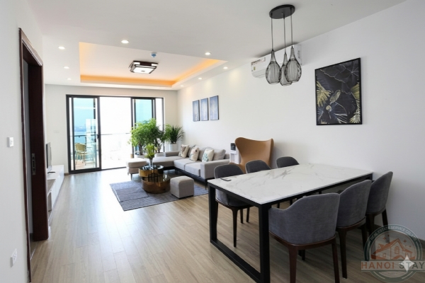 Enormous Balcony, Lake View, Stunning 2 BR Apartment for rent in Tay Ho District 8