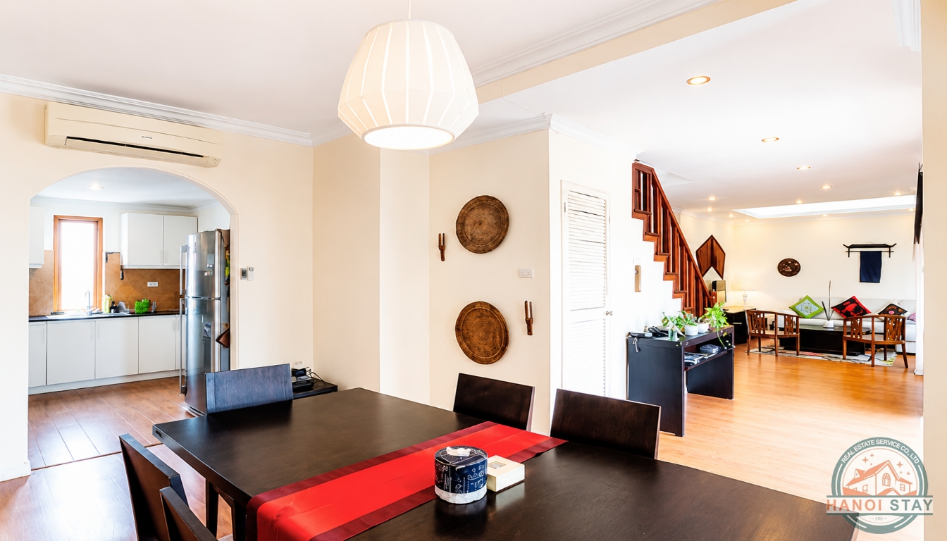 Fascinating 3 bedrooms Duplex Apartment near Phan Huy Chu str, Hoan Kiem District 1