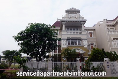 Four Bedroom Villa for Rent with A nice Garden In Block T1, Ciputra Hanoi International
