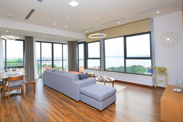 *Four-bedroom luxury apartment Rental in Quang Khanh street, Tay Ho, Spectacular View*