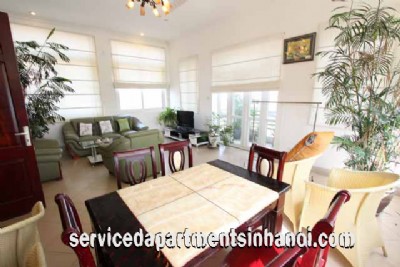 Full of Light One Bedroom Apartment for rent in Tran Hung Dao Str, Hoan Kiem