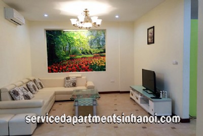 Good Price Three Bedroom Apartment Rental in Thuy Khue street, Ba Dinh