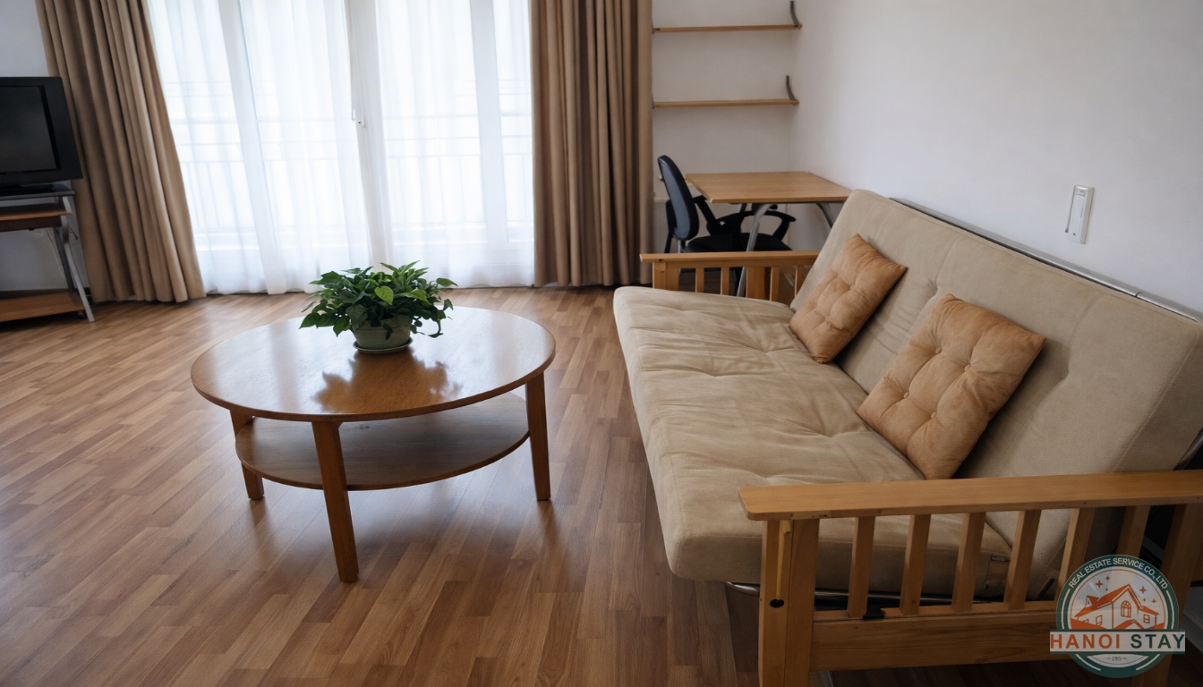 Good Size Apartment for rent in Hoang Hoa Tham str, Ba Dinh, Budget Price 1