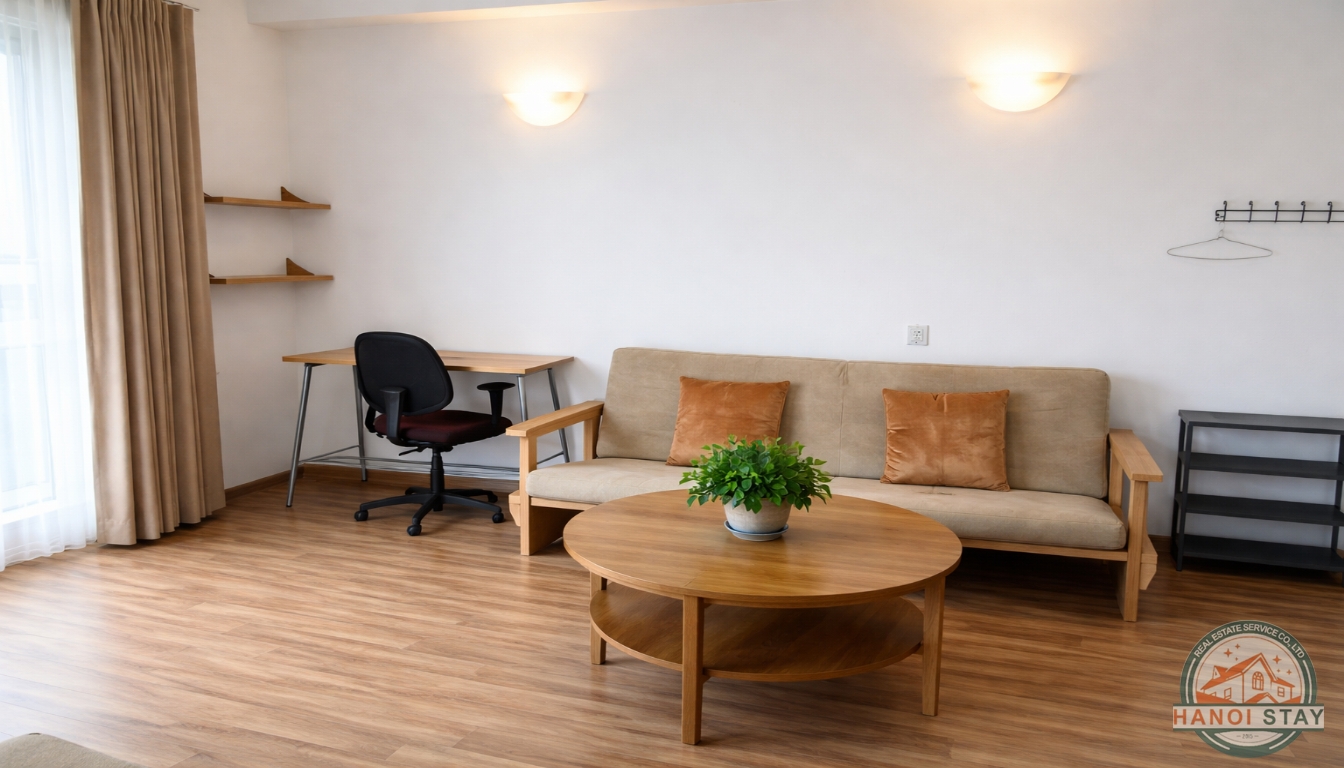 Good Size Apartment for rent in Hoang Hoa Tham str, Ba Dinh, Budget Price 3