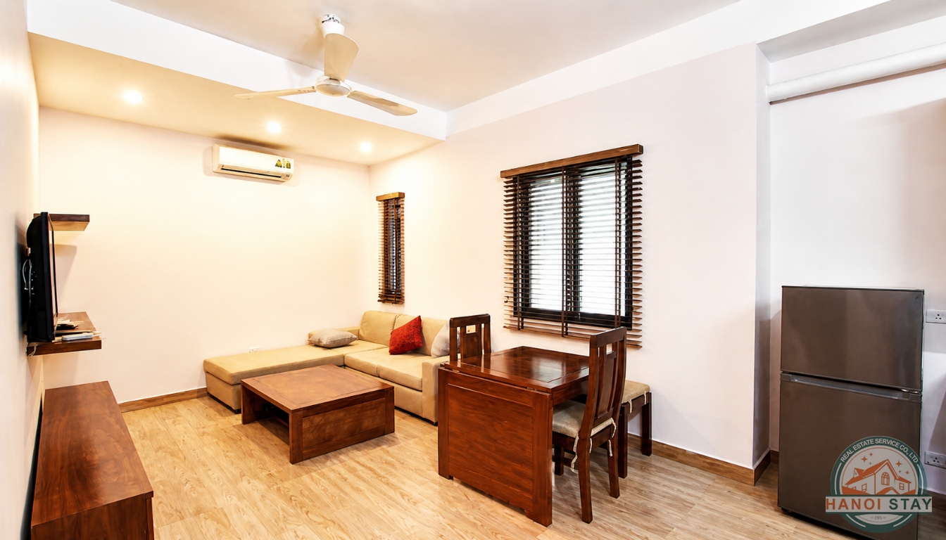 Good Size One BR Apartment for rent in Doi Can area, Ba dinh 1