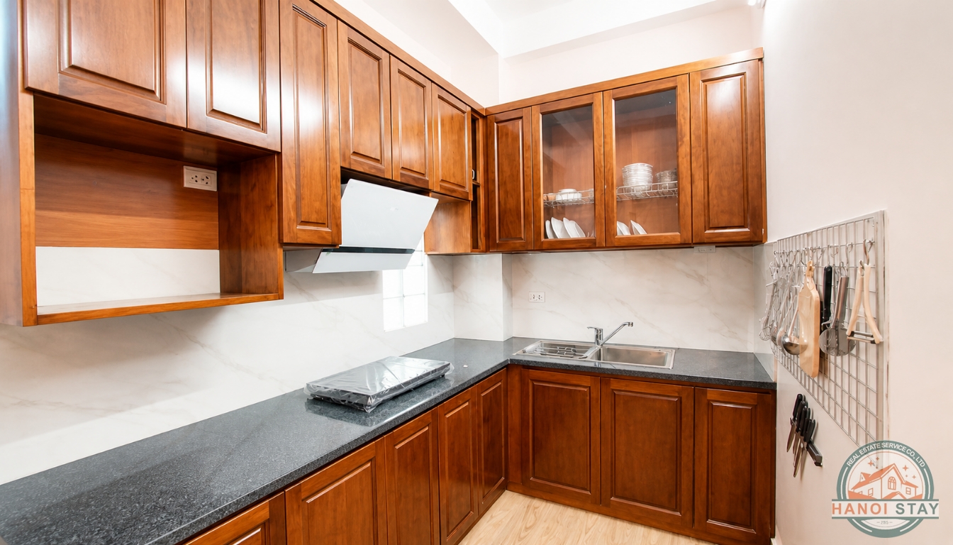 Good Size One BR Apartment for rent in Doi Can area, Ba dinh 5