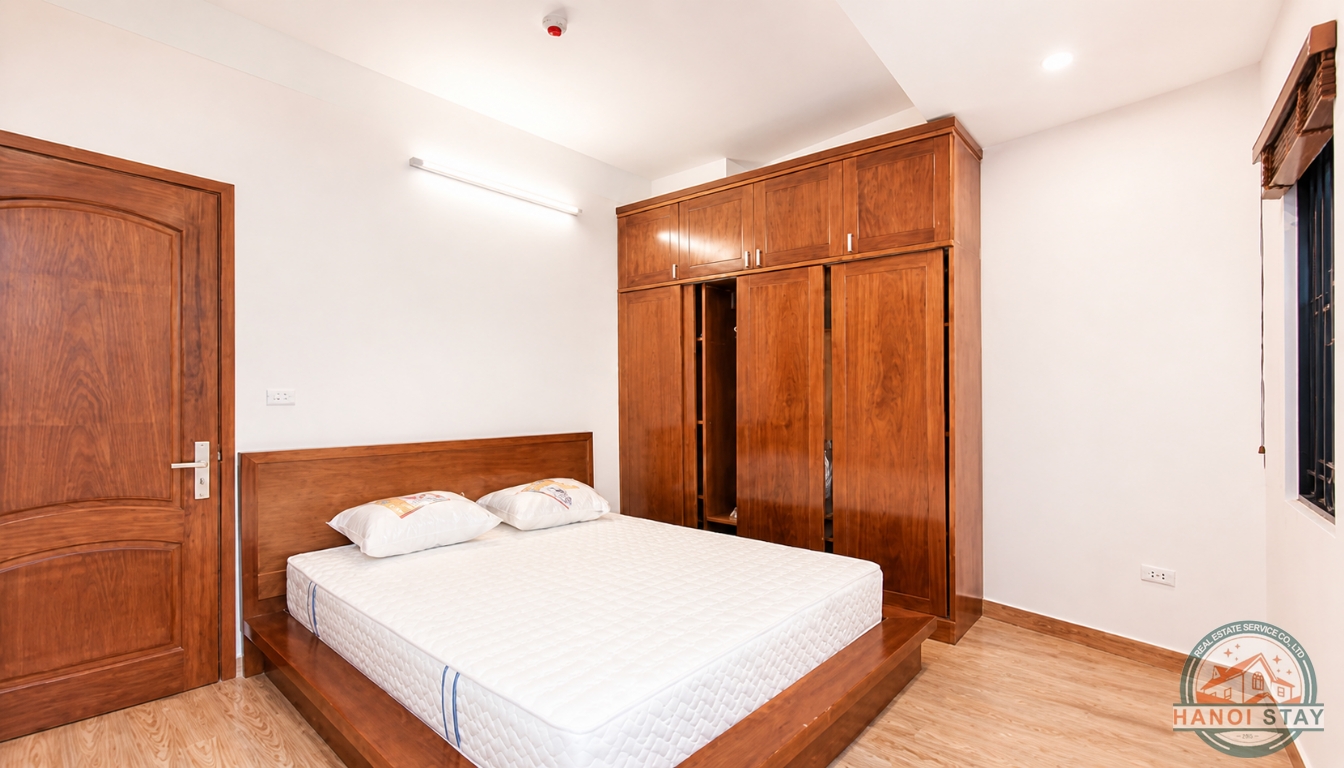 Good Size One BR Apartment for rent in Doi Can area, Ba dinh 7