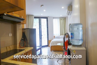 Good Size Studio Apartment Rental in Yen Phu Village, Tay Ho