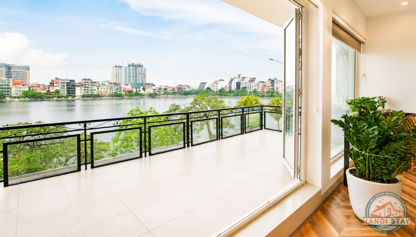 Gorgeous view 02 Bedroom Apartment for Rent in Tu Hoa street, Tay Ho 5