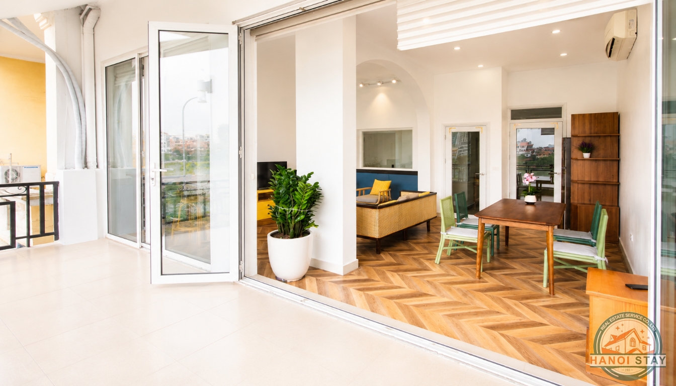 Gorgeous view 02 Bedroom Apartment for Rent in Tu Hoa street, Tay Ho 7