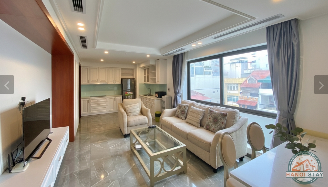 Elegant 2-Bedroom, 2-Bathroom Apartment for Rent in Han Thuyen Pham Dinh Ho Hai Ba Trưng District, Hanoi 1