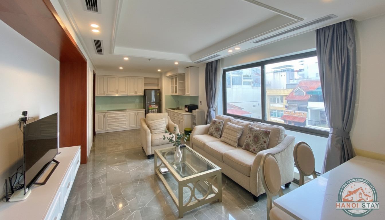 Elegant 2-Bedroom, 2-Bathroom Apartment for Rent in Han Thuyen Pham Dinh Ho Hai Ba Trưng District, Hanoi 6