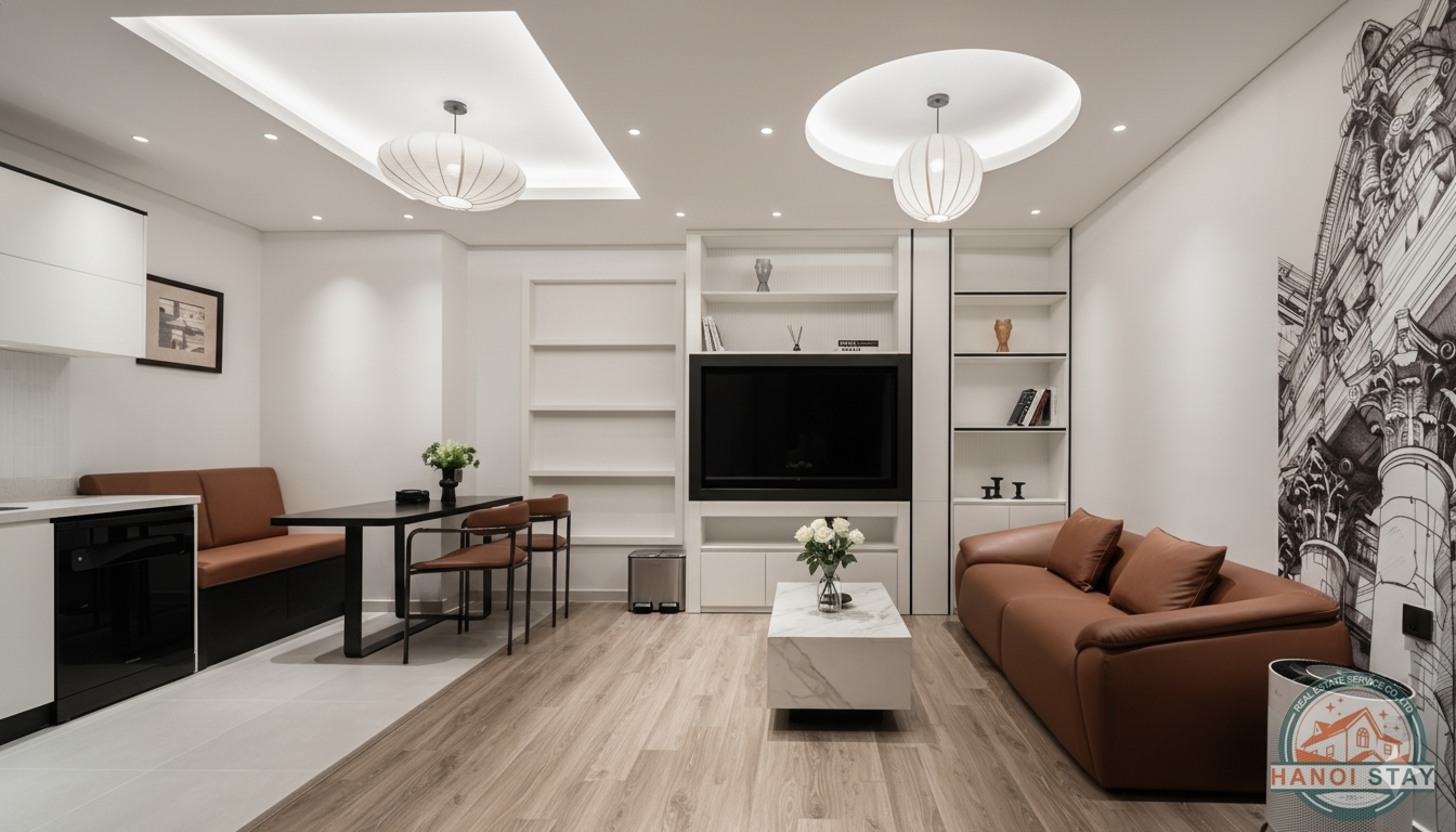 Elegant 2-Bedroom, 2-Bathroom Apartment for Rent in Han Thuyen Pham Dinh Ho Hai Ba Trưng District, Hanoi 2