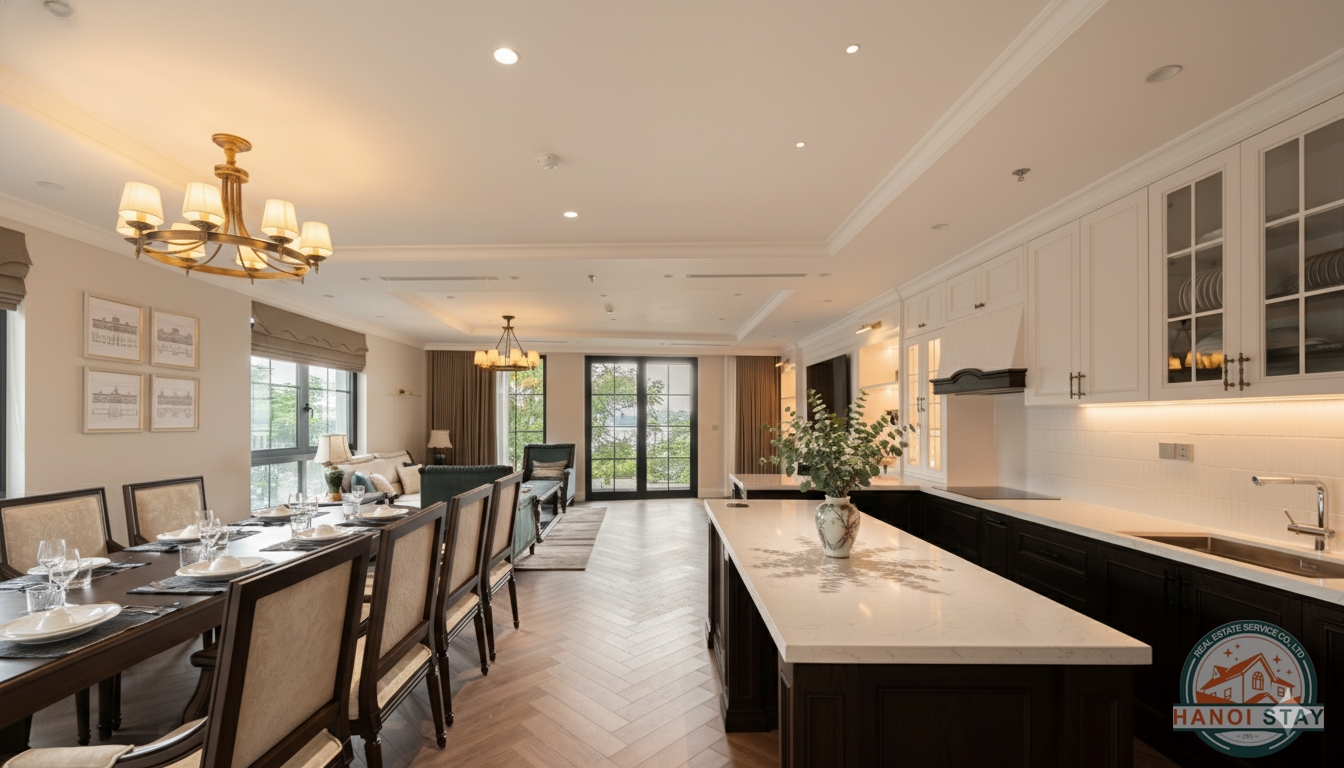 🌟 FOR RENT: LUXURY 4-BEDROOM APARTMENT - WEST LAKE VIEW - VE HO STREET, TAY HO, HANOI 🌟 2