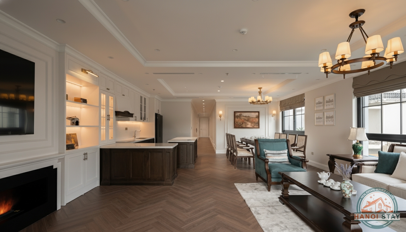 🌟 FOR RENT: LUXURY 4-BEDROOM APARTMENT - WEST LAKE VIEW - VE HO STREET, TAY HO, HANOI 🌟 3