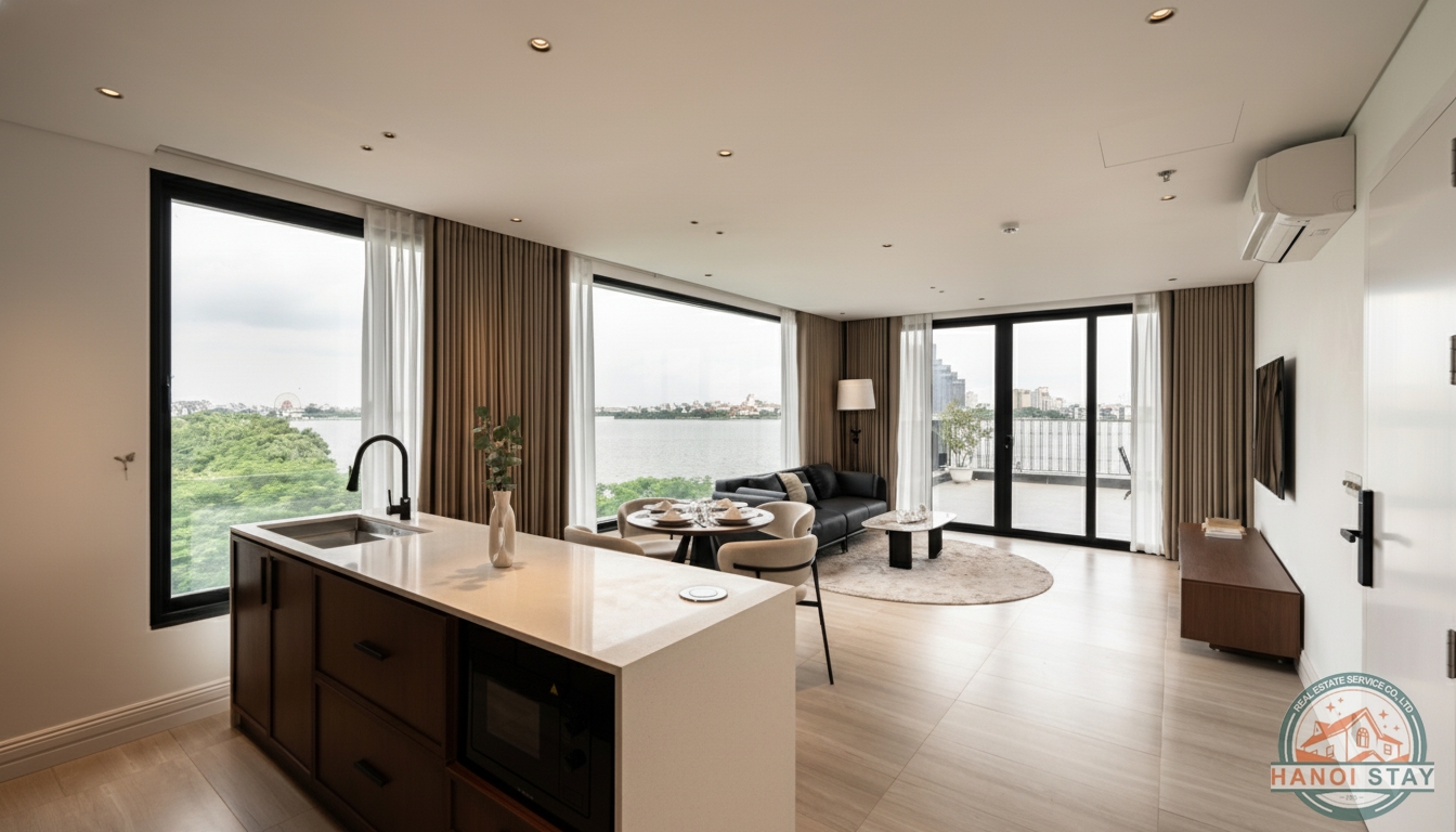 🏡 EXCLUSIVE WEST LAKE VIEW APARTMENT FOR RENT! 120m² | 2BR | Luxury Finishings! 6