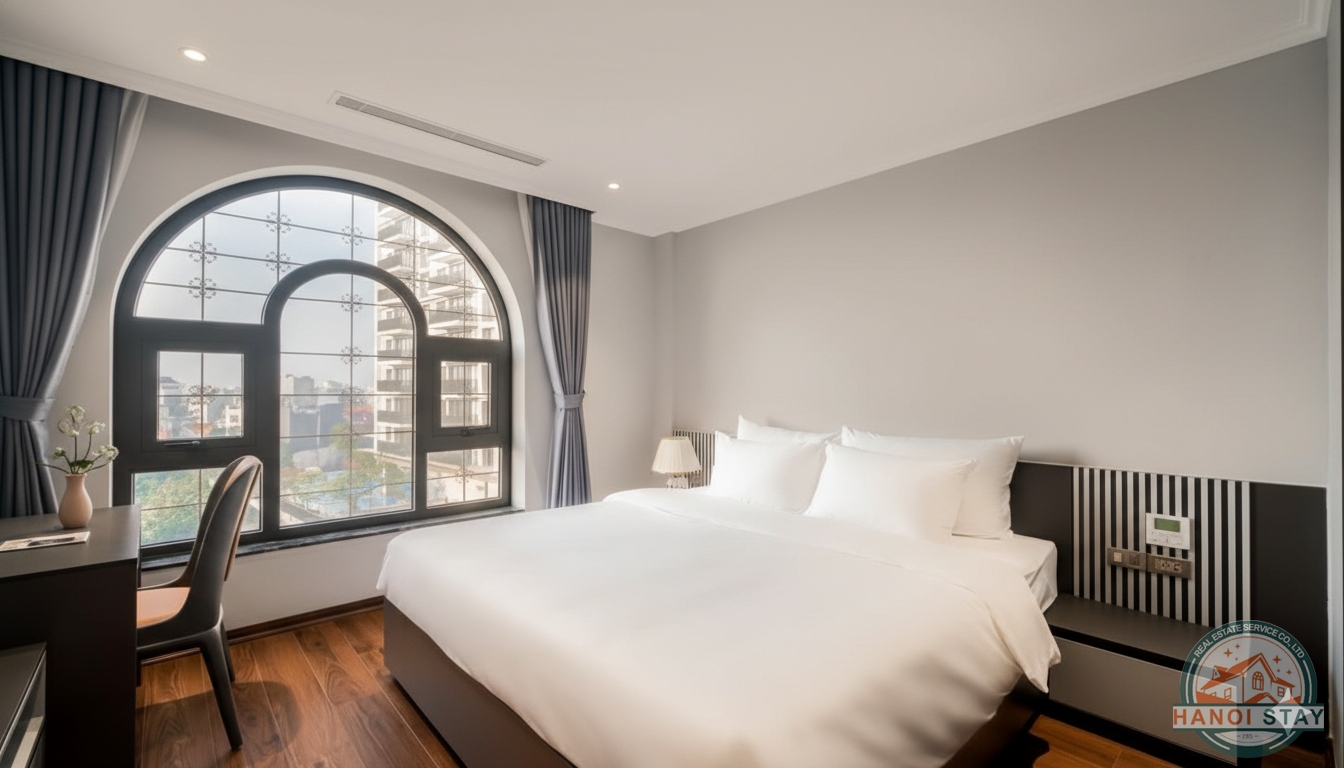 Luxurious and spacious 4 bedroom apartment for rent in West lake 9