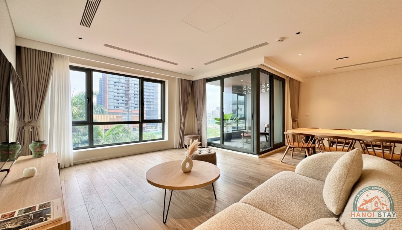 OPEN VIEW & DELUXE 03 BR BEDROOM APARTMENT IN TAY HO STR, TAY HO, HANOI 2