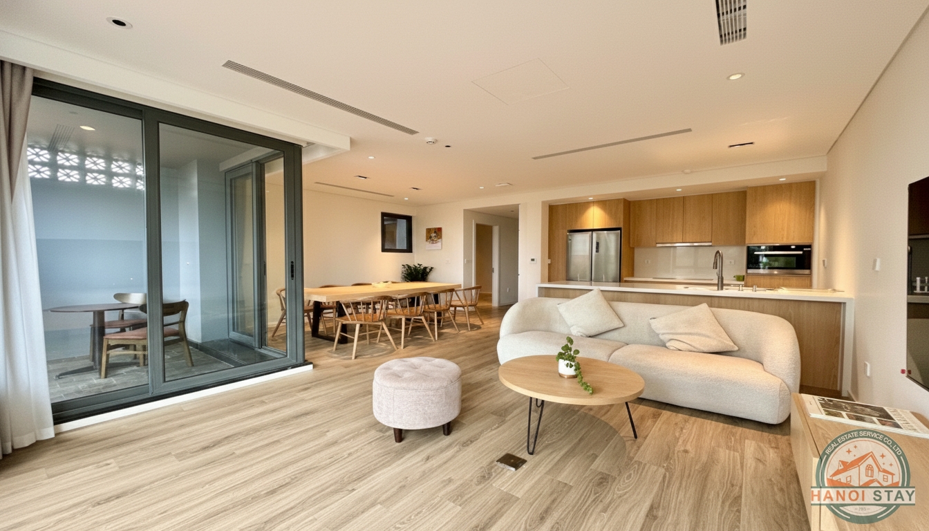 OPEN VIEW & DELUXE 03 BR BEDROOM APARTMENT IN TAY HO STR, TAY HO, HANOI 1