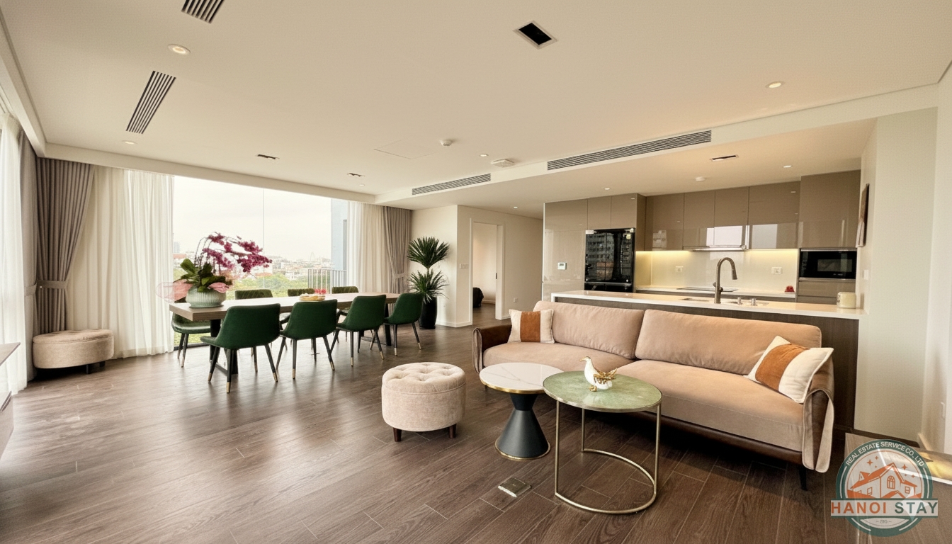 ELEGANT 3-BEDROOM LAKE VIEW APARTMENT ON TAY HO STREET, TAY HO 4