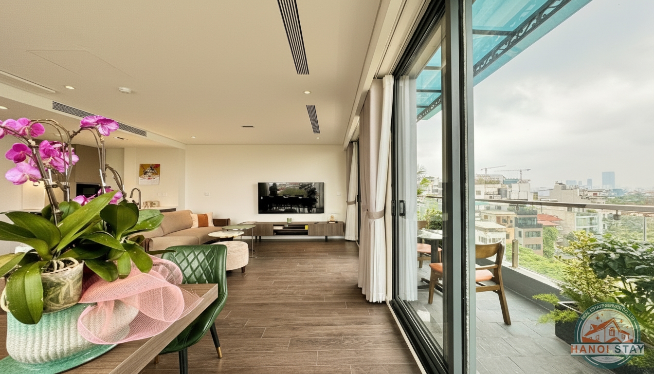 ELEGANT 3-BEDROOM LAKE VIEW APARTMENT ON TAY HO STREET, TAY HO 5