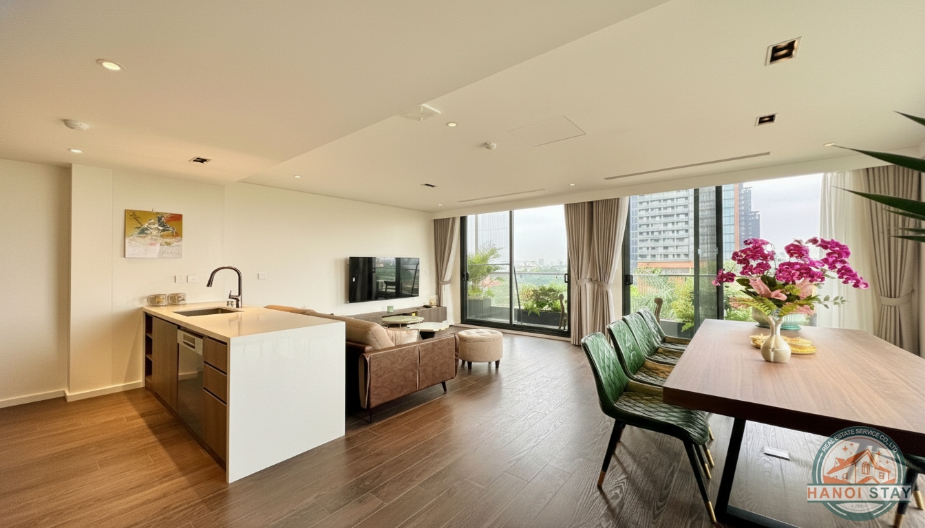 ELEGANT 3-BEDROOM LAKE VIEW APARTMENT ON TAY HO STREET, TAY HO 9