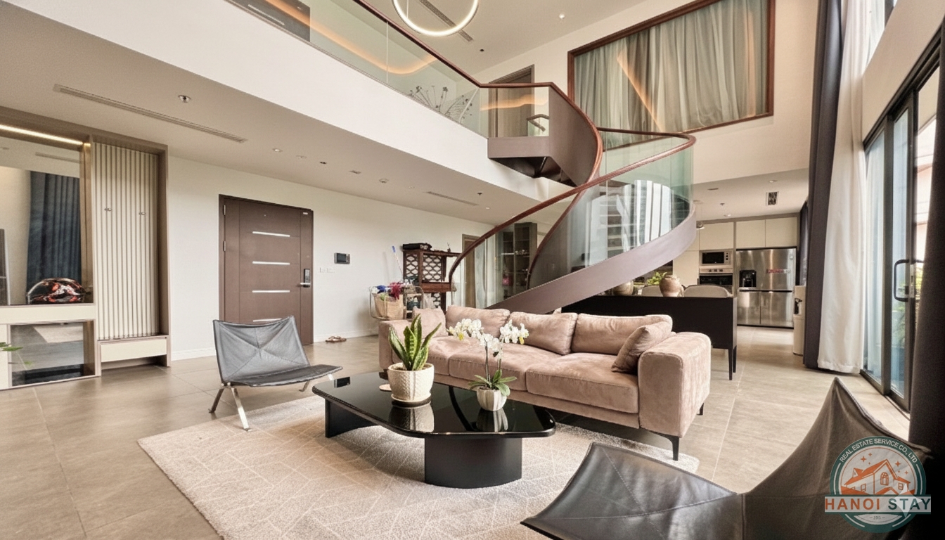 🌟 MODERN 3-BEDROOM DUPLEX APARTMENT | TAY HO DISTRICT 🌟 4