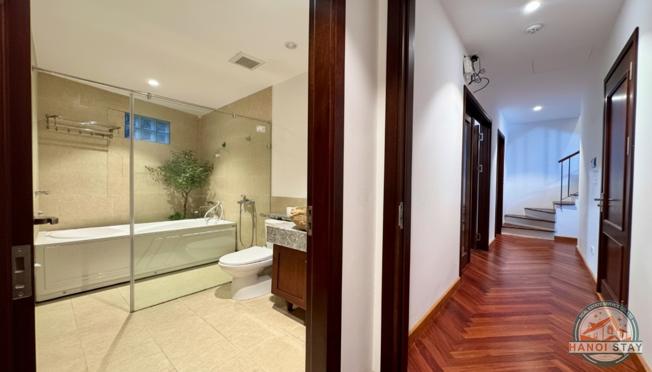 🌿 SPACIOUS 3-BEDROOM DUPLEX APARTMENT WITH LARGE BALCONY | DANG THAI MAI, TAY HO 🌿 5
