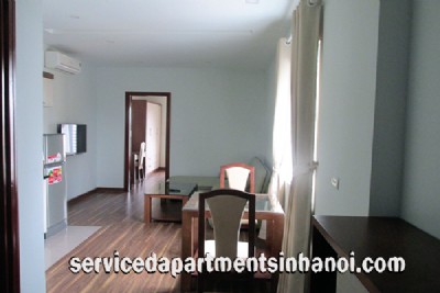 High Floor Bright One Bedroom Apartment Rental in Kim Ma Street, Ba Dinh