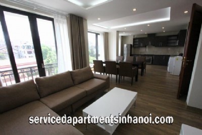 High Floor Luxury Three Bedroom Apartment Rental in To Ngoc Van str, Tay Ho