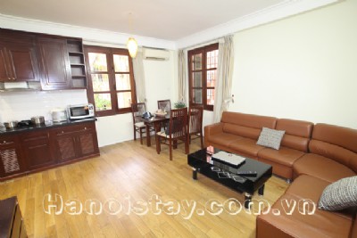 High Quality One Bedroom Apartment Rental in Kim Ma street, Ba Dinh