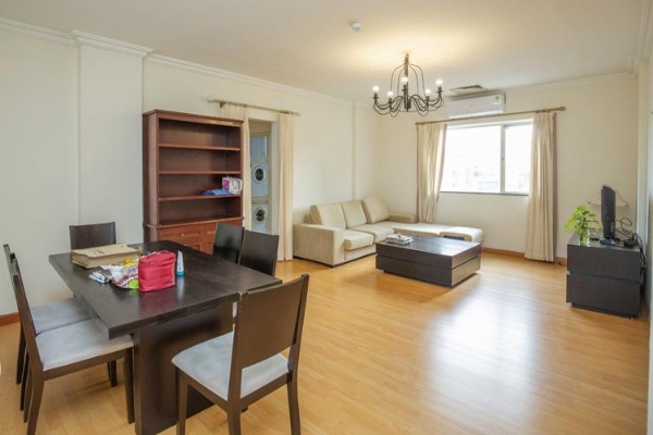 Spacious two bedroom serviced apartment for rent in Hai Ba Trung