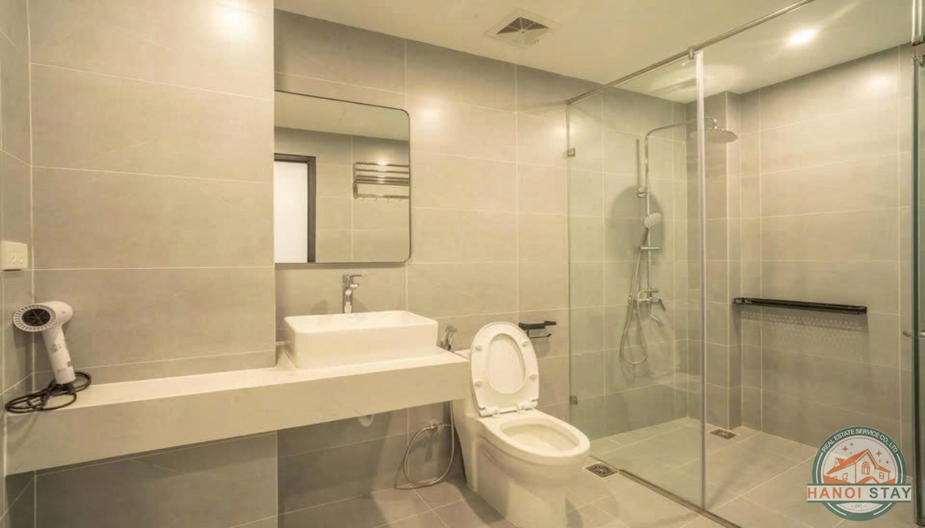 Lake View 02 BR Apartment for Rent in Yen Phu Area, Tay Ho 1