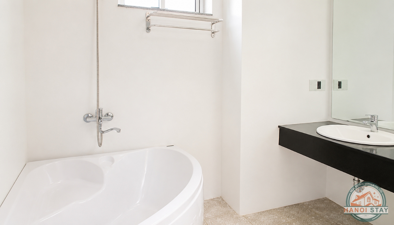 Lake View 02 BR Apartment for rent near Lotte Center, Ba dinh 3