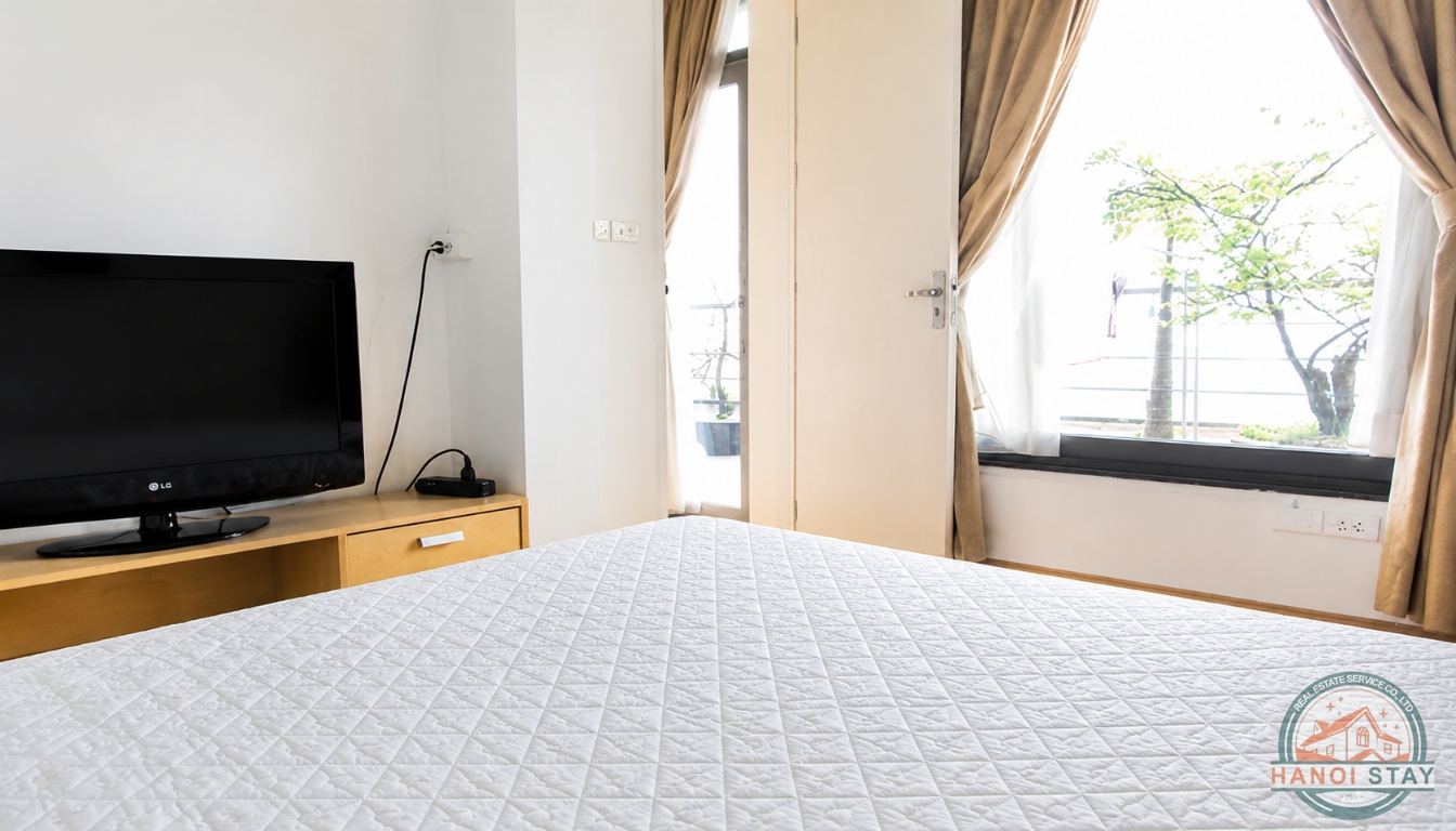 Lake View 02 BR Apartment for rent near Lotte Center, Ba dinh 4