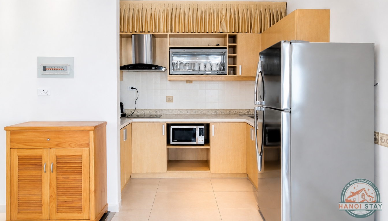 Lake View 02 BR Apartment for rent near Lotte Center, Ba dinh 5