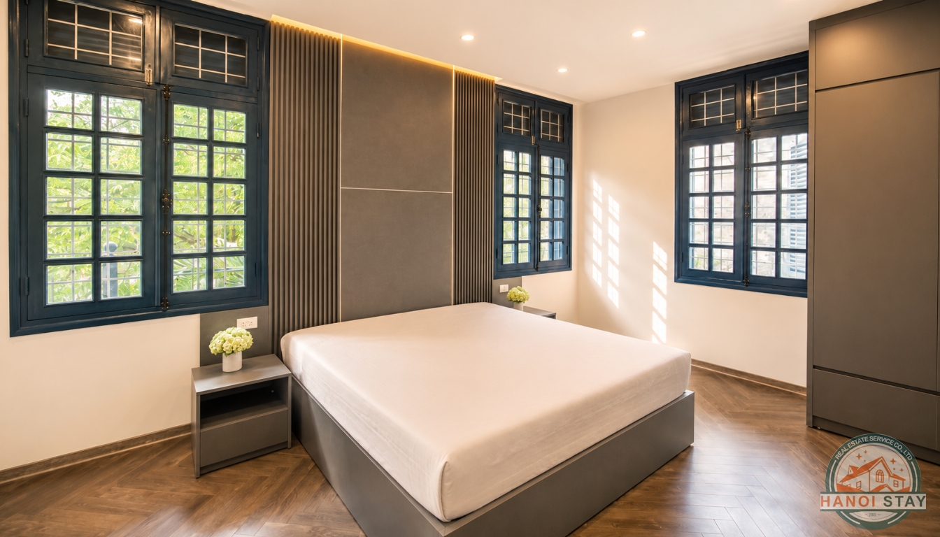 LAKE VIEW 2 Bedroom apartment for rent in Tu Hoa Area, Tay Ho 9