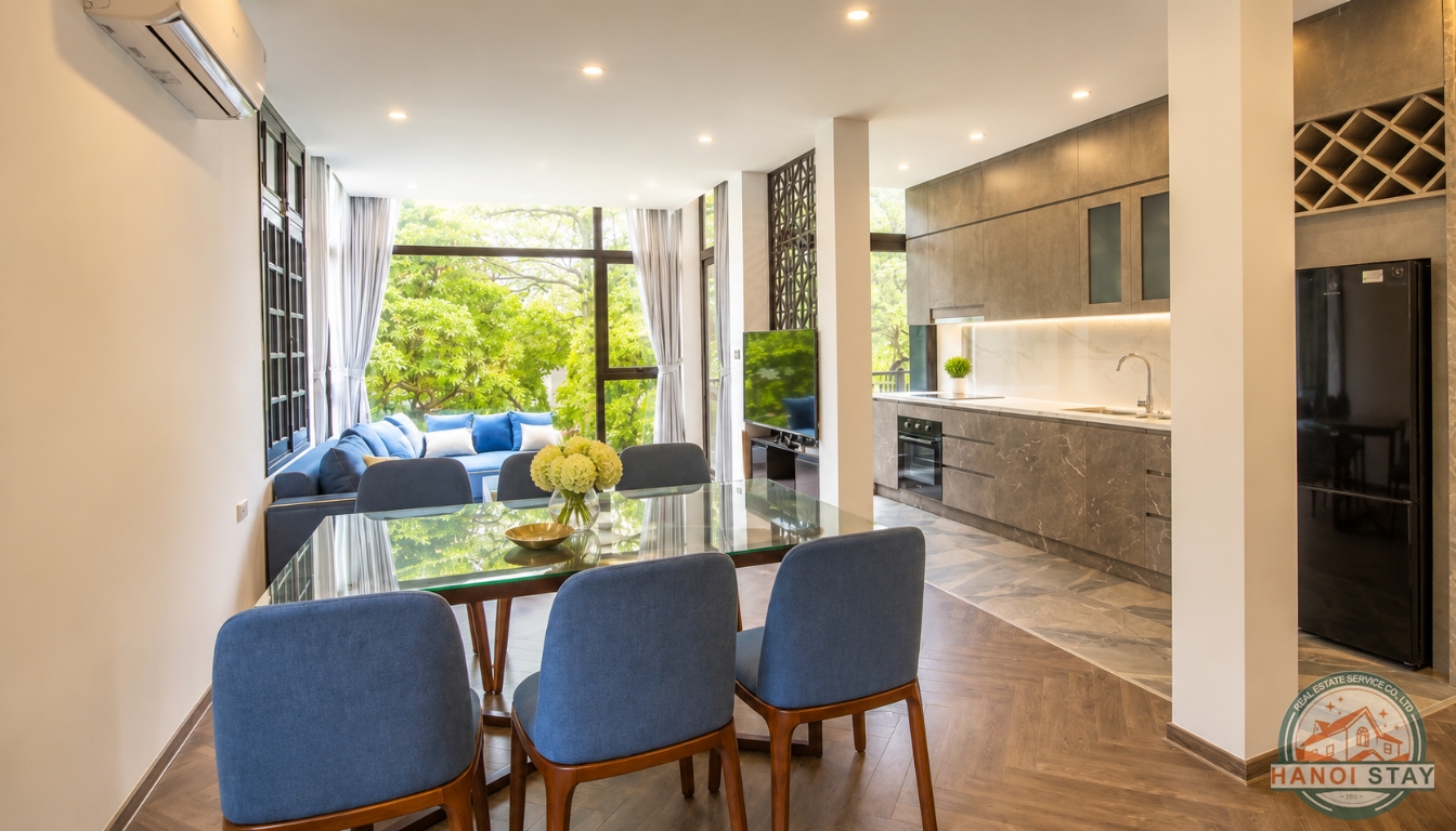 LAKE VIEW 2 Bedroom apartment for rent in Tu Hoa Area, Tay Ho 12