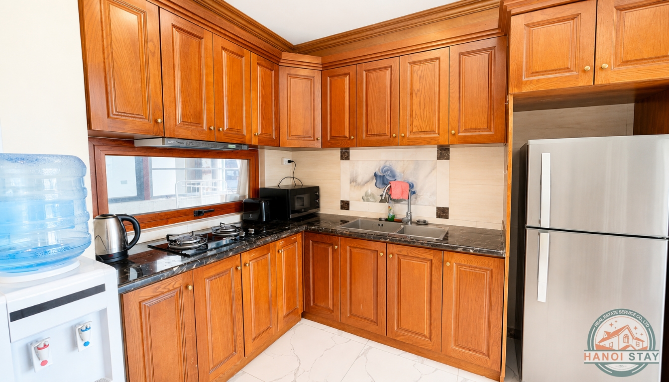 Lake View Apartment for Rent in Tay Ho with A Big Balcony 5