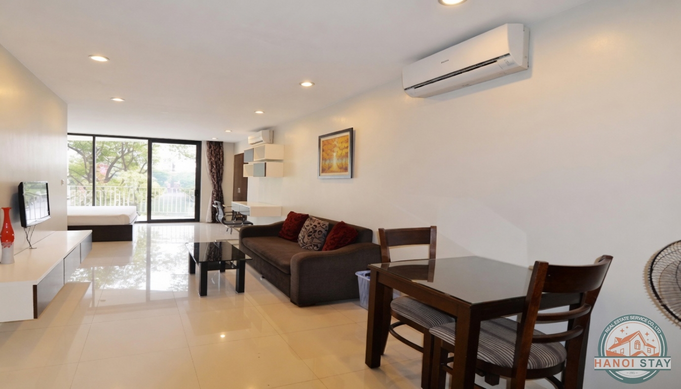 Lake View Apartment for rent in Truc Bach Area, Ba Dinh 3