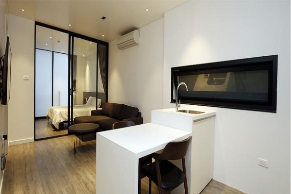 *Modern, quiet, private & Good Price 01 BR apartment for rent in Trinh Cong Son str, Tay Ho*