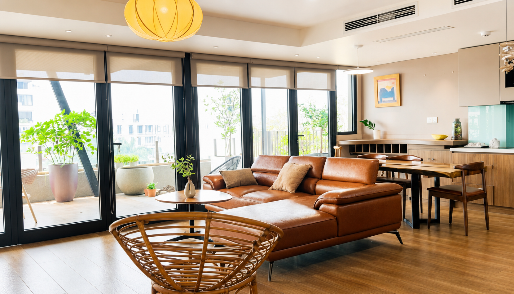 LUXURY 2BR APARTMENT FOR RENT IN TAY HO, NEAR CIPUTRA AREA, HUGE BALCONY