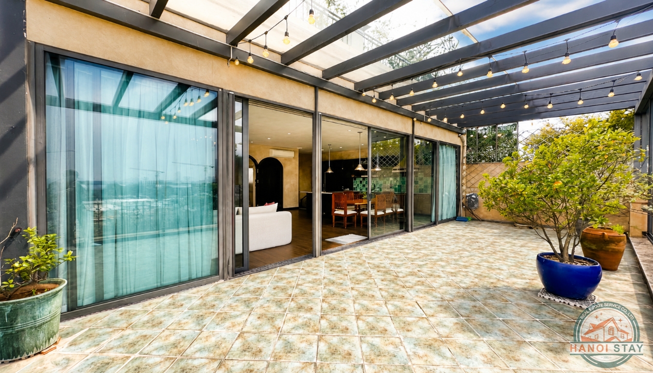 LUXURY DUPLEX APARTMENT FOR RENT IN QUANG KHANH, TAY HO WITH STUNNING LAKE VIEW 3