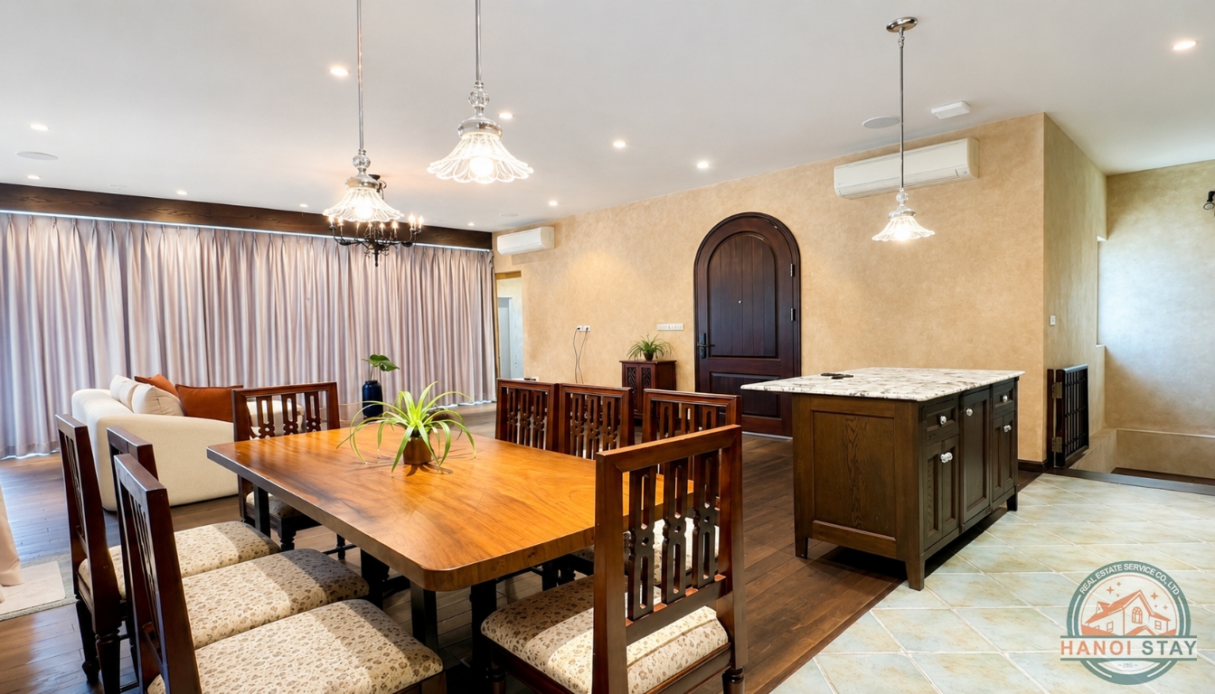 LUXURY DUPLEX APARTMENT FOR RENT IN QUANG KHANH, TAY HO WITH STUNNING LAKE VIEW 6