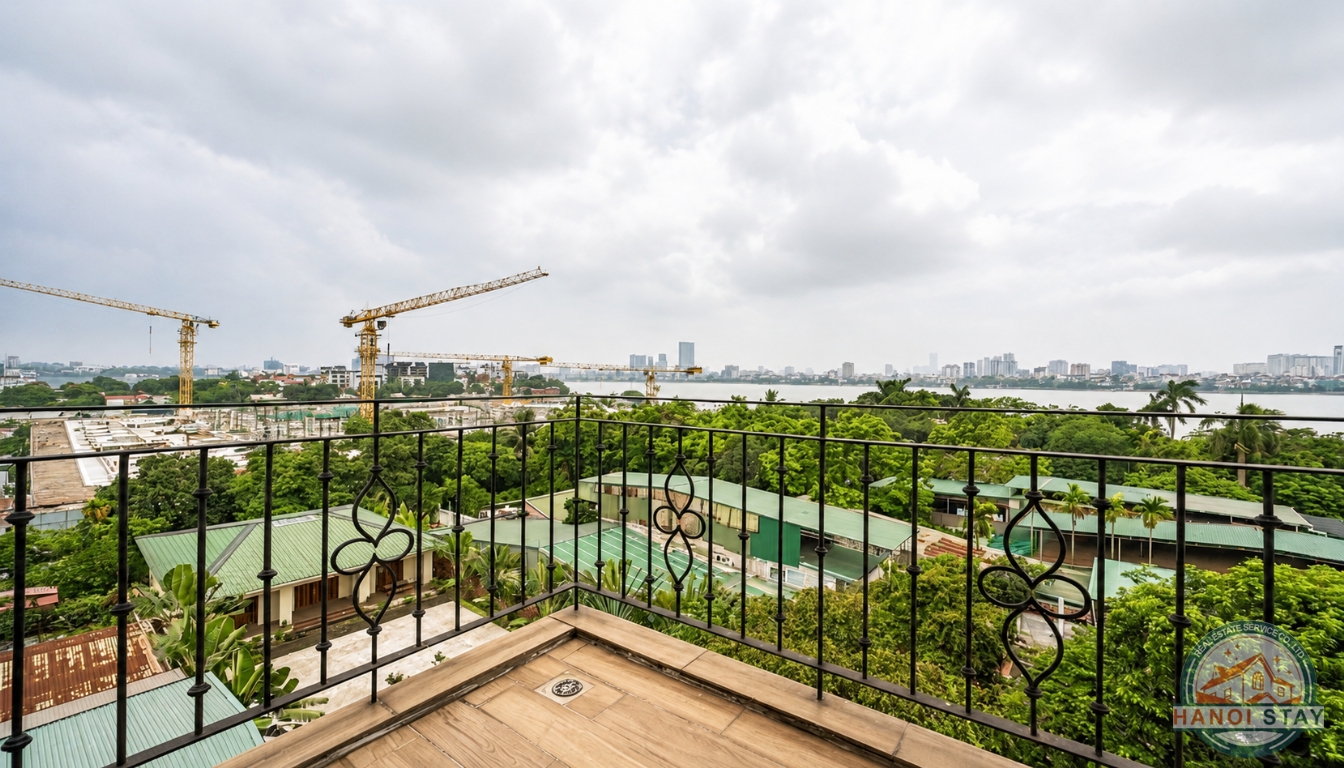 LUXURY DUPLEX APARTMENT FOR RENT IN QUANG KHANH, TAY HO WITH STUNNING LAKE VIEW 10