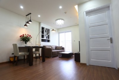 Luxury serviced apartment for rent in Cau Giay street, full service, wooden floor