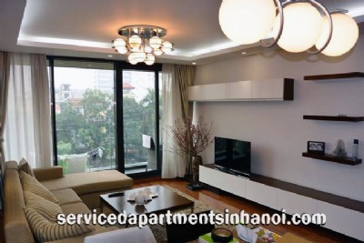 Luxury two bedroom apartment rental in Truc Bach Area, Lovely balcony, Beautiful terrace