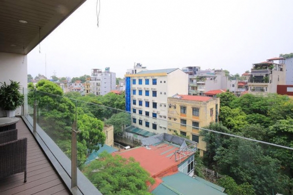 Modern 02 Bedroom Apartment Rental in Truc Bach Area, Ba Dinh, Pleasure-Loving Terrace