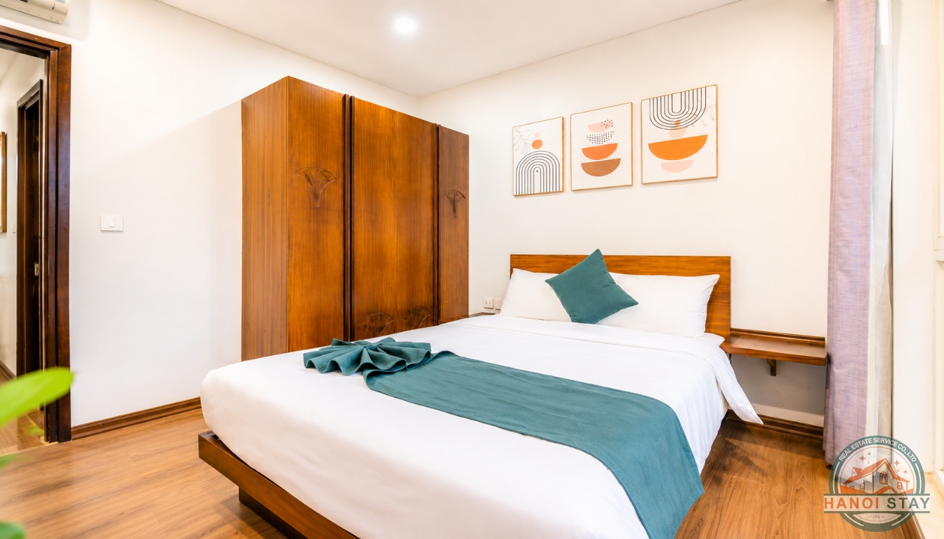 Modern 03 BR Serviced Apartment for rent in Kim Ma Area, Ba Dinh 1