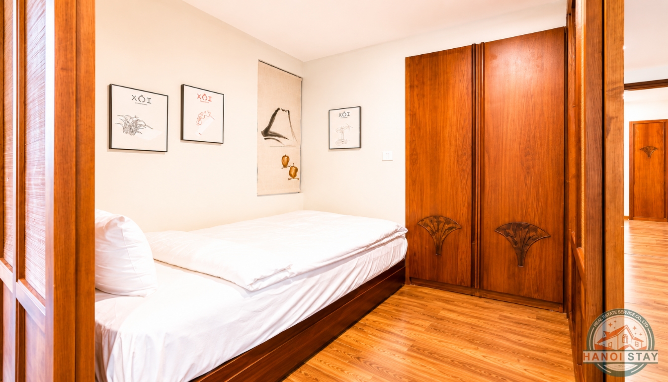 Modern 03 BR Serviced Apartment for rent in Kim Ma Area, Ba Dinh 10